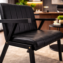 Ver imagem 2 de Kit 2 Poltronas Serena Pés Madeira Maciça para Sala de Estar ou Tv Tecido Courino Moderna Decorativa