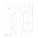 Ver imagem 6 de Closet Casal Premium 8 Gavetas Amoudi Móveis Preto