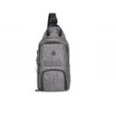 Ver imagem 3 de Mochila transversal dois compartimentos Lifestyle Wenger Cinza