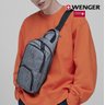 Mochila transversal dois compartimentos Lifestyle Wenger Cinza - 6