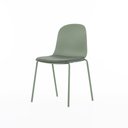 Ver imagem 3 de Cadeira Mia com Assento Estofado 51 Cm X 49 Cm Verde