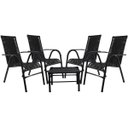 Ver imagem 1 de Conjunto 4 Cadeiras E Mesa de centro para recepção, sala de espera, cozinha, sala, área de Piscina,