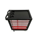 Ver imagem 5 de Carrinho de Ferramentas Vermelho com 160 Peças e 6 Gavetas - Cromo Vanádio