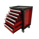 Ver imagem 2 de Carrinho de Ferramentas Vermelho com 160 Peças e 6 Gavetas - Cromo Vanádio