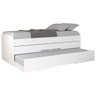 Cama Bibox de Solteiro com Cama Auxiliar e 2 Gavetas - Juliette - Robel Móveis Bicama de Solteiro Ro - 1