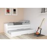 Cama Bibox de Solteiro com Cama Auxiliar e 2 Gavetas - Juliette - Robel Móveis Bicama de Solteiro Ro - 2