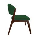Ver imagem 4 de Cadeira Kethellen Premium Madeira Maciça Mel Veludo Verde