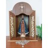 Oratório Capela Gigante - para Imagem de Santos de até 32cm - Modelo Congonhas - Marrom - 3