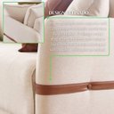 Ver imagem 7 de Sofá para Sala de Estar 4 Lugares 245cm Linho Living Canela