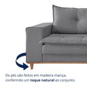 Ver mais imagens de Sofá Caparaó 4 Lugares 220 cm Linho