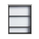 Ver imagem 3 de Armário Espelheira para Banheiro com 2 Portas e Iluminação Led Es8040 Grafite