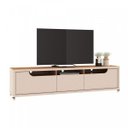 Ver imagem 4 de Conjunto Painel para TV até 65 Polegadas Versátile Expand e Rack Jersey com Rodízios Casa D