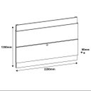 Ver imagem 3 de Conjunto Painel para TV até 65 Polegadas Versátile Expand e Rack Jersey com Rodízios Casa D