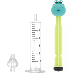 Lavador Nasal Seringa Silicone Dino Sinusite Buba Verde - 1