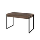 Ver imagem 4 de Mesa Kuadra Office 120x60x75cm c/02 Gavetas Nogal / Est.Preta