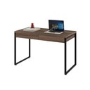 Ver imagem 5 de Mesa Kuadra Office 120x60x75cm c/02 Gavetas Nogal / Est.Preta