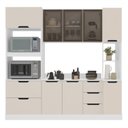 Ver imagem 3 de Armário de Cozinha Compacta 4 Peças 230cm Meena Politorno Móveis