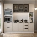 Ver imagem 1 de Armário de Cozinha Compacta 4 Peças 230cm Meena Politorno Móveis
