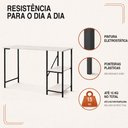 Ver imagem 3 de Escrivaninha Mesa Office Estudo Estilo Industrial 110cm Klm Móveis