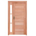 Ver imagem 2 de Kit Porta de Madeira Vitrô 120cmx213cmx12cm Pe30 Esel Abertura Esquerda