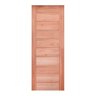 Porta de Madeira Folha 210cmx80cmx3cm Pe30 Esel - 2