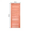 Ver imagem 3 de Porta de Madeira Folha 210cmx80cmx3cm Pe30 Esel