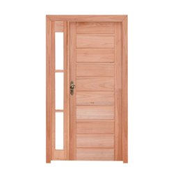 Kit Porta de Madeira Vitrô Direita 110cmx213cmx12cm PE30 Esel - 2
