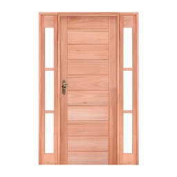 Kit Porta de Madeira Vitrô Direita 156cmx213cmx12cm PE30 Esel - 2