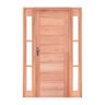 Kit Porta de Madeira Vitrô Direita 156cmx213cmx12cm PE30 Esel - 2