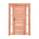 Ver imagem 3 de Kit Porta de Abrir Direita Madeira 2 Vitrô 213cmx156cmx12cm PE30