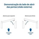 Ver imagem 6 de Kit Porta de Abrir Direita Madeira 2 Vitrô 213cmx146cmx12cm PE30