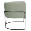 Ver imagem 2 de Kit 02 Poltronas Decorativas Betina Bouclé Verde Claro Nexta Casa