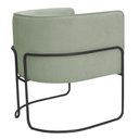 Ver imagem 3 de Kit 02 Poltronas Decorativas Betina Bouclé Verde Claro Nexta Casa