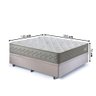 Base Box Baú Casal 138x188 Suede com Colchão New 4 Estações Molas Ensacadas - 2