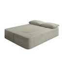 Ver imagem 5 de Sofá Cama Puff Modular Dobrável 1,90m Duo Boucle - Balaqui Cor:Bege
