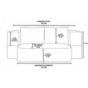 Ver imagem 2 de Sofá Cama Puff Modular Dobrável 1,90m Duo Boucle - Balaqui Cor:Bege