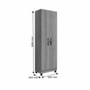 Ver imagem 4 de Multiuso Sapateira Sparta 2 Portas 5 Prateleiras - Benetil