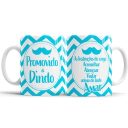 Conjunto Canecas Convite Padrinhos De Batismo Dindo Dinda - 3