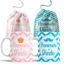 Ver imagem 1 de Conjunto Canecas Convite Padrinhos de Batismo Dindo Dinda