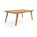 Ver imagem 1 de Mesa de Jantar em Madeira Maciça Millena 160cm Robusta Imbuia