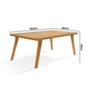Ver imagem 3 de Mesa de Jantar em Madeira Maciça Millena 160cm Robusta Imbuia