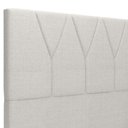 Ver imagem 5 de Cabeceira Cama Box Casal 140cm Aura Linho W01 Champanhe - Mpozenato