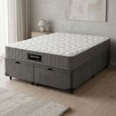 Ver imagem 2 de Cama Box Baú Colchão King Molas Ensacadas Splendido Munhoz