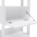 Ver imagem 4 de Estante Livreiro 1 Porta 166x63 Cm Branco Arly