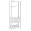 Ver imagem 2 de Estante Livreiro 1 Porta 166x63 Cm Branco Arly