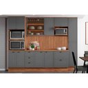 Ver imagem 1 de Cozinha Completa Bella 9 Peças (2aéreos+2balcões+1paneleiro+1torrequente+3complementos) C9p23
