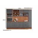 Ver imagem 2 de Cozinha Completa Bella 9 Peças (2aéreos+2balcões+1paneleiro+1torrequente+3complementos) C9p23