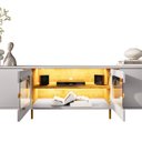 Ver imagem 3 de Rack Juquehy Off-white com Naturalle - Bechara