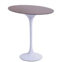 Ver imagem 1 de Mesa Saarinen Lateral Oval São Gabriel 57x38cm - Base Branca