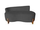 Ver imagem 3 de Namoradeira Lounge Bouclé com 2 Almofadas 150 Cm ? Design Moderno e Confortável